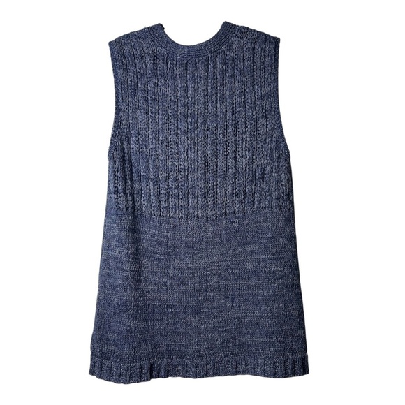 Olsen Blue One Button Vest 10 - Picture 2 of 6